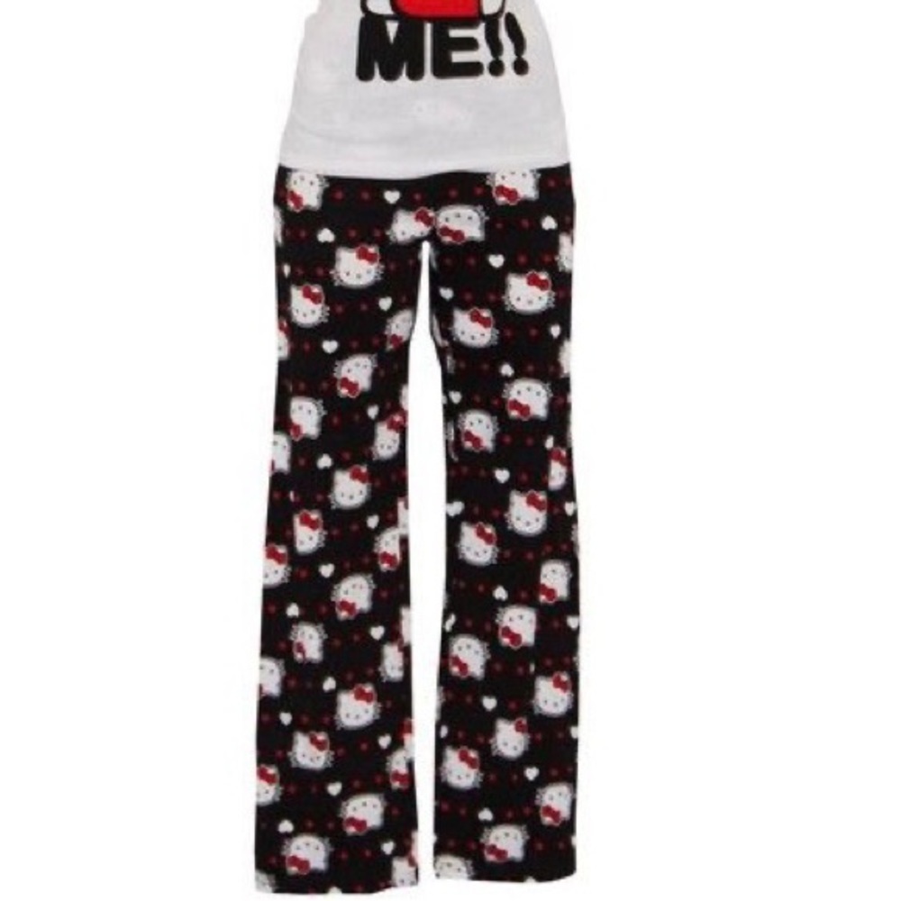 ISO Black hello kitty pajamas from Walmart with white hearts & “Kiss me” shirt